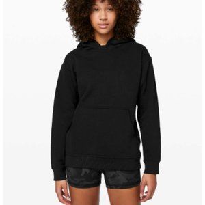 lululemon all yours hoodie - black - medium fits 6/8